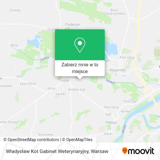 Mapa Władysław Kot Gabinet Weterynaryjny