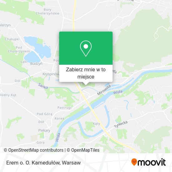 Mapa Erem o. O. Kamedułów