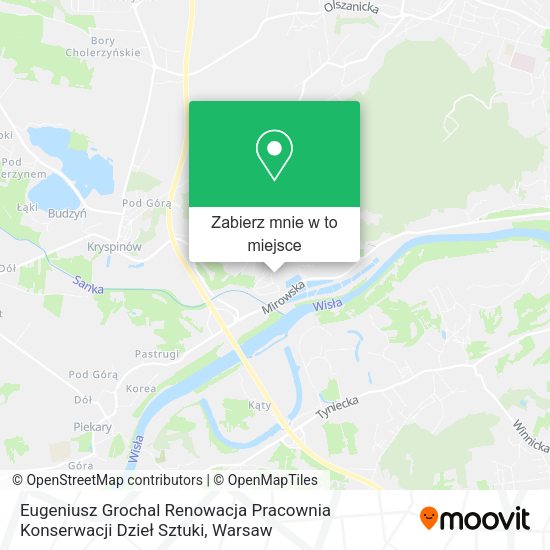 Mapa Eugeniusz Grochal Renowacja Pracownia Konserwacji Dzieł Sztuki