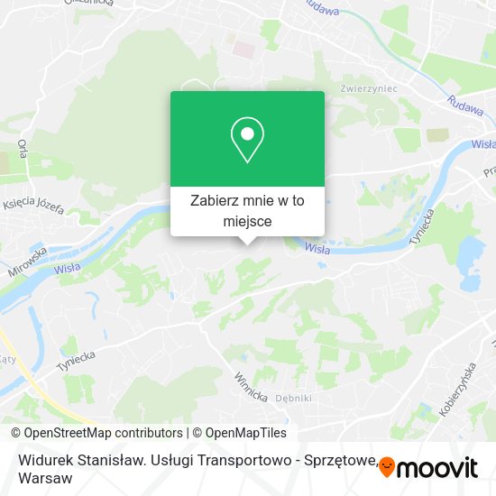 Mapa Widurek Stanisław. Usługi Transportowo - Sprzętowe