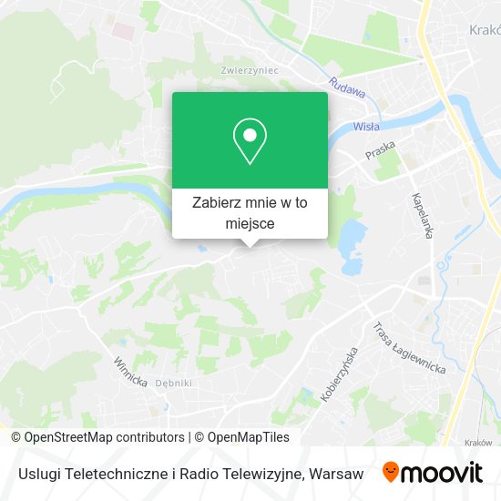 Mapa Uslugi Teletechniczne i Radio Telewizyjne