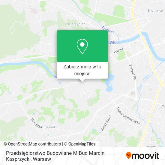 Mapa Przedsiębiorstwo Budowlane M Bud Marcin Kasprzycki