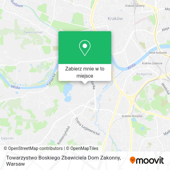 Mapa Towarzystwo Boskiego Zbawiciela Dom Zakonny