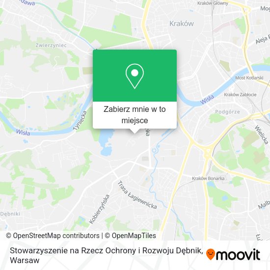 Mapa Stowarzyszenie na Rzecz Ochrony i Rozwoju Dębnik