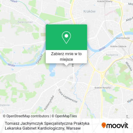 Mapa Tomasz Jachymczyk Specjalistyczna Praktyka Lekarska Gabinet Kardiologiczny