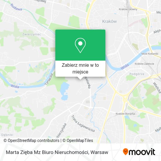 Mapa Marta Zięba Mz Biuro Nieruchomości