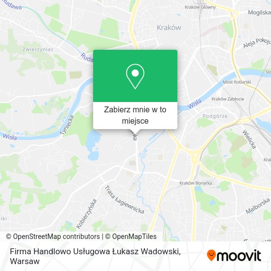 Mapa Firma Handlowo Usługowa Łukasz Wadowski