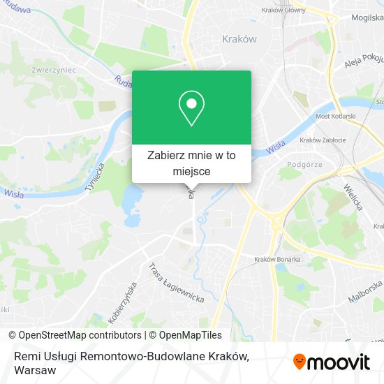 Mapa Remi Usługi Remontowo-Budowlane Kraków