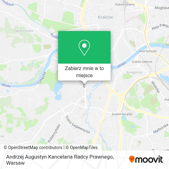 Mapa Andrzej Augustyn Kancelaria Radcy Prawnego