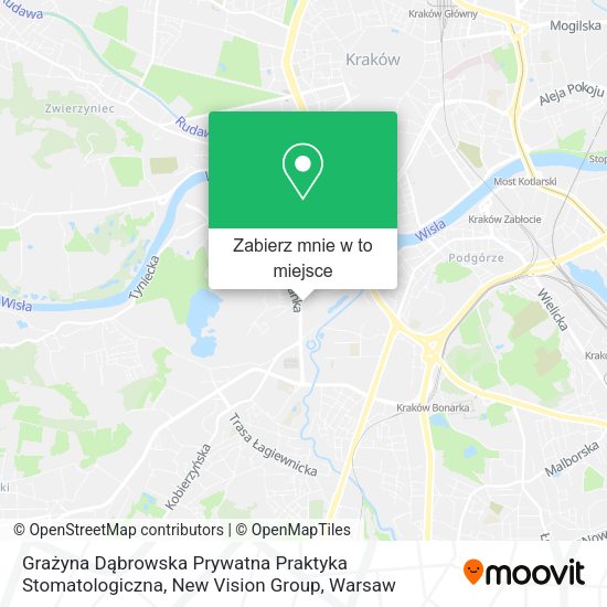 Mapa Grażyna Dąbrowska Prywatna Praktyka Stomatologiczna, New Vision Group