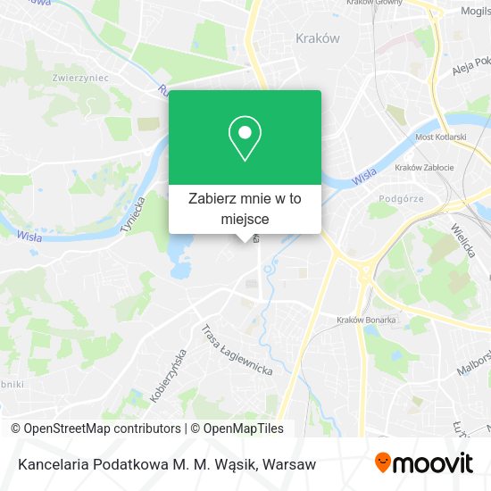 Mapa Kancelaria Podatkowa M. M. Wąsik