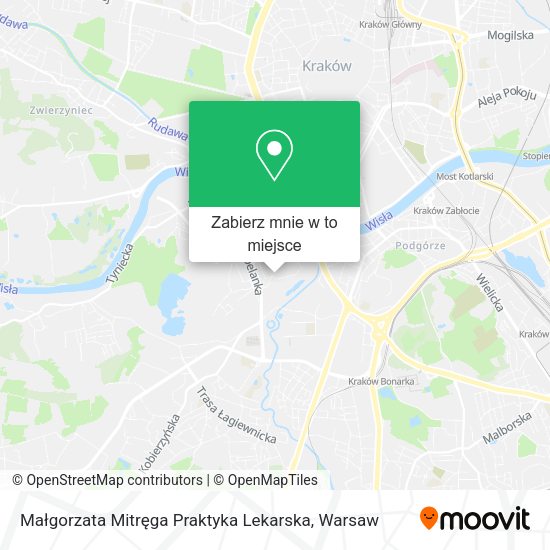 Mapa Małgorzata Mitręga Praktyka Lekarska