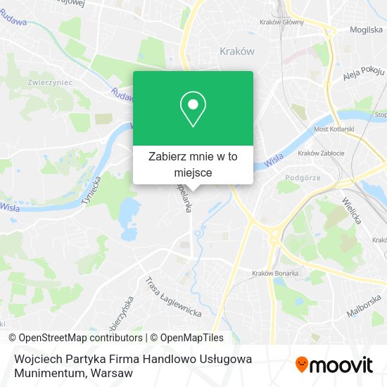 Mapa Wojciech Partyka Firma Handlowo Usługowa Munimentum