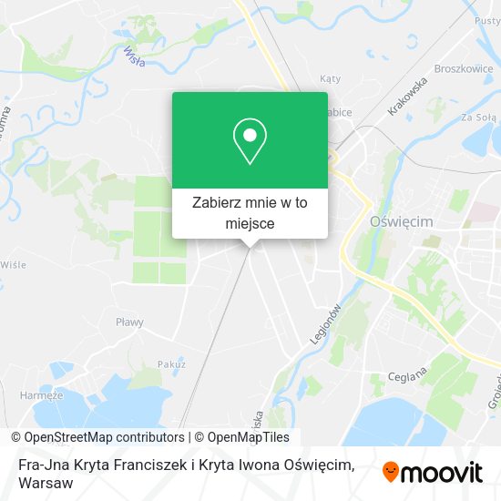 Mapa Fra-Jna Kryta Franciszek i Kryta Iwona Oświęcim