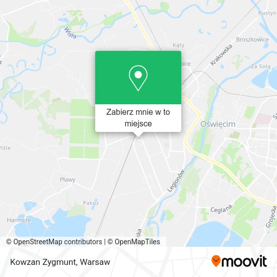 Mapa Kowzan Zygmunt