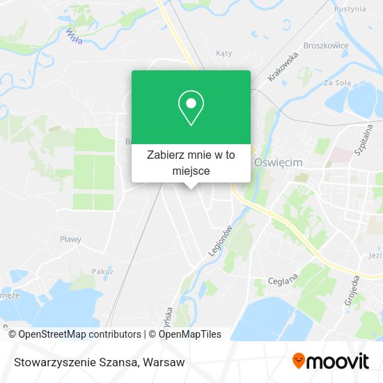 Mapa Stowarzyszenie Szansa