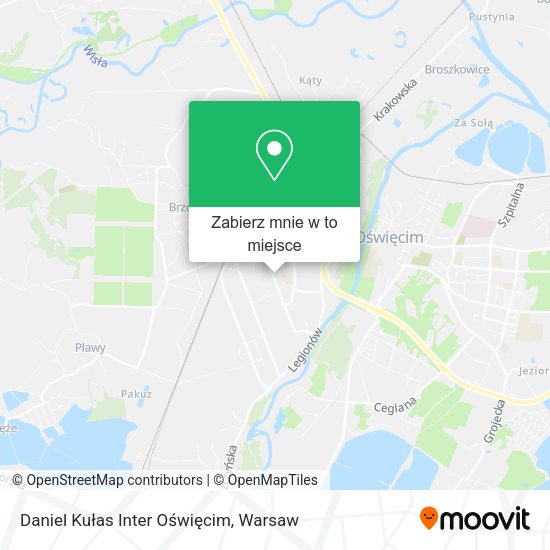 Mapa Daniel Kułas Inter Oświęcim