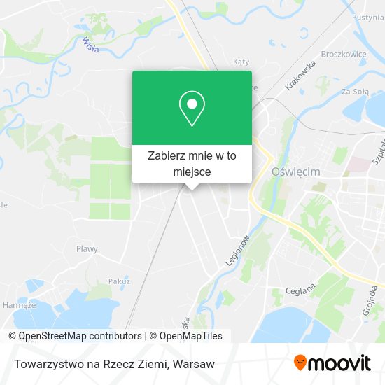 Mapa Towarzystwo na Rzecz Ziemi