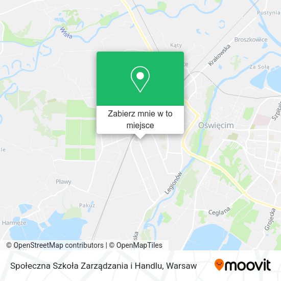 Mapa Społeczna Szkoła Zarządzania i Handlu