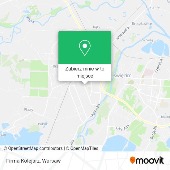 Mapa Firma Kolejarz