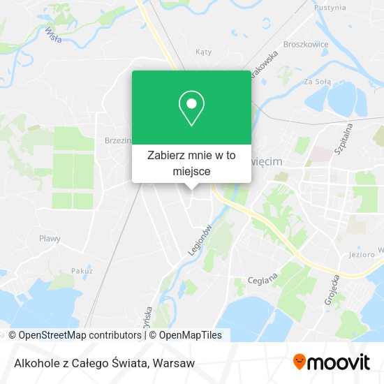 Mapa Alkohole z Całego Świata