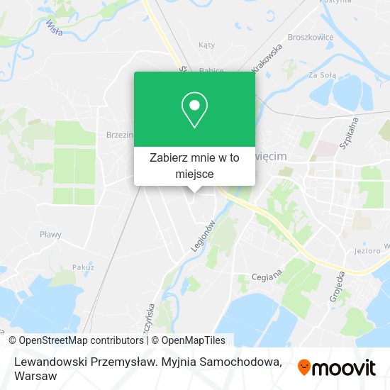 Mapa Lewandowski Przemysław. Myjnia Samochodowa