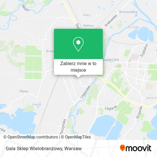 Mapa Gala Sklep Wielobranżowy