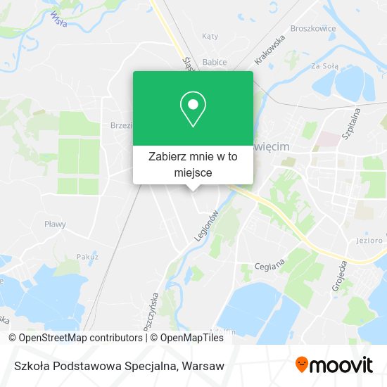 Mapa Szkoła Podstawowa Specjalna