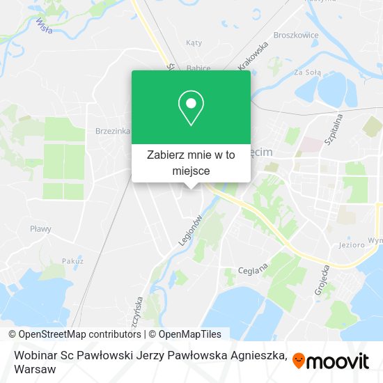 Mapa Wobinar Sc Pawłowski Jerzy Pawłowska Agnieszka