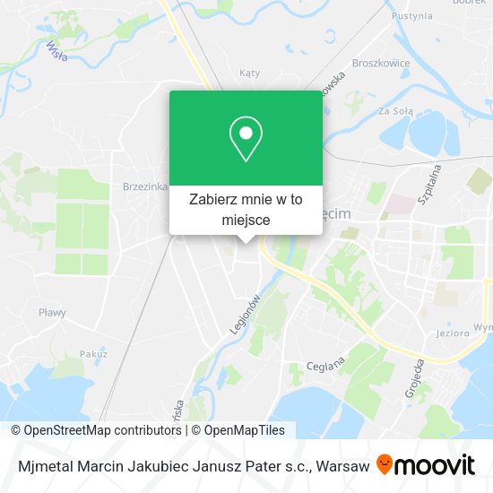 Mapa Mjmetal Marcin Jakubiec Janusz Pater s.c.