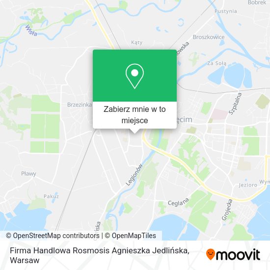 Mapa Firma Handlowa Rosmosis Agnieszka Jedlińska