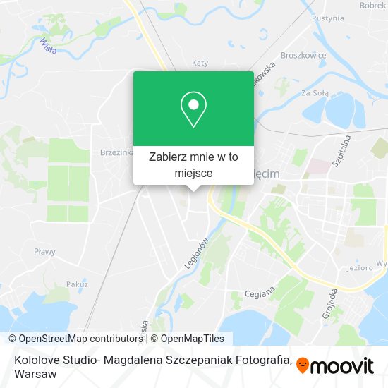 Mapa Kololove Studio- Magdalena Szczepaniak Fotografia