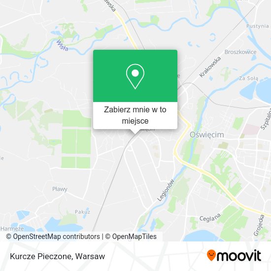 Mapa Kurcze Pieczone