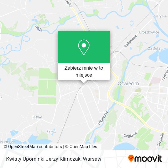 Mapa Kwiaty Upominki Jerzy Klimczak