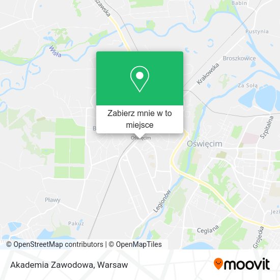 Mapa Akademia Zawodowa