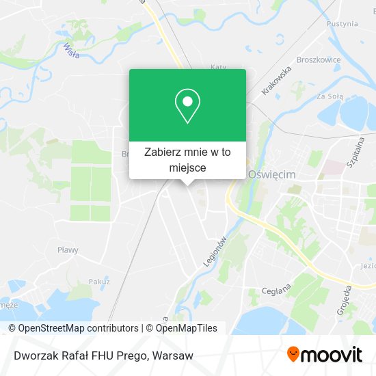 Mapa Dworzak Rafał FHU Prego