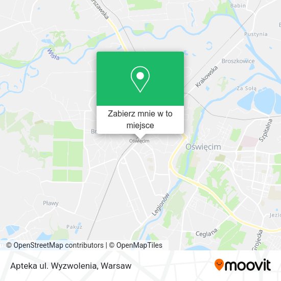 Mapa Apteka ul. Wyzwolenia