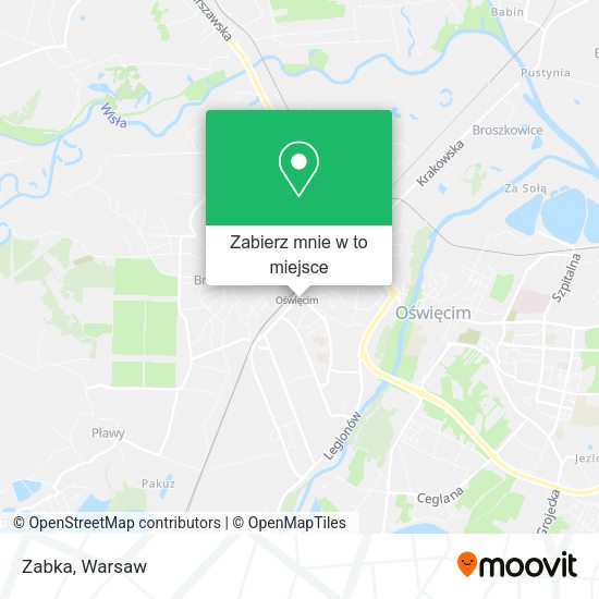 Mapa Zabka