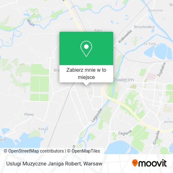 Mapa Uslugi Muzyczne Janiga Robert