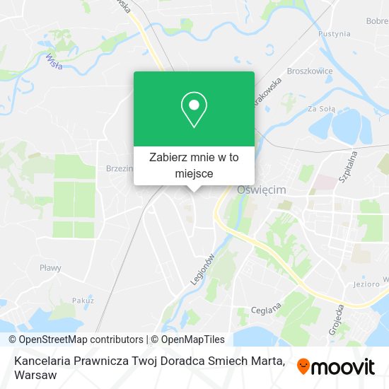 Mapa Kancelaria Prawnicza Twoj Doradca Smiech Marta