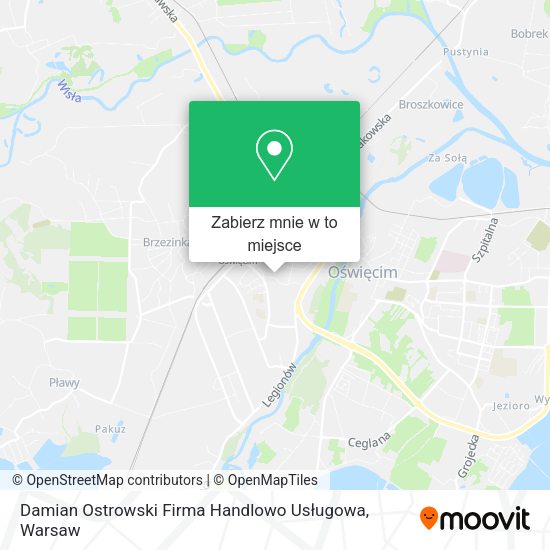 Mapa Damian Ostrowski Firma Handlowo Usługowa