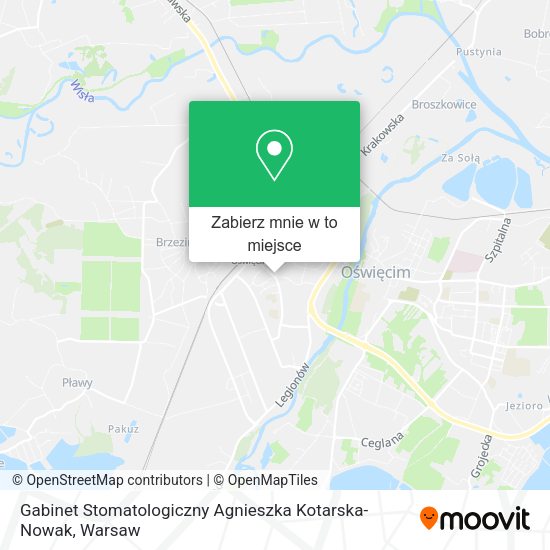 Mapa Gabinet Stomatologiczny Agnieszka Kotarska-Nowak