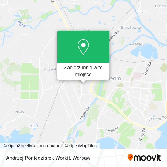 Mapa Andrzej Poniedziałek Workit