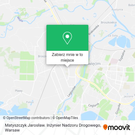 Mapa Matyszczyk Jarosław. Inżynier Nadzoru Drogowego