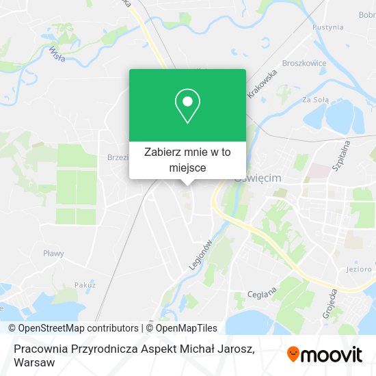 Mapa Pracownia Przyrodnicza Aspekt Michał Jarosz