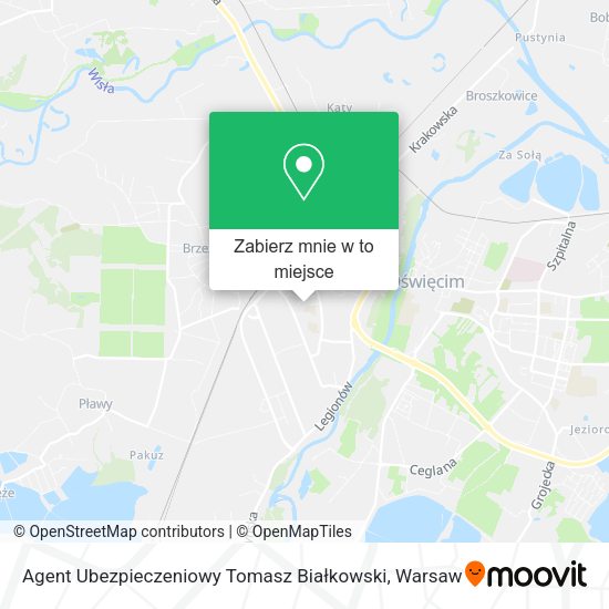 Mapa Agent Ubezpieczeniowy Tomasz Białkowski