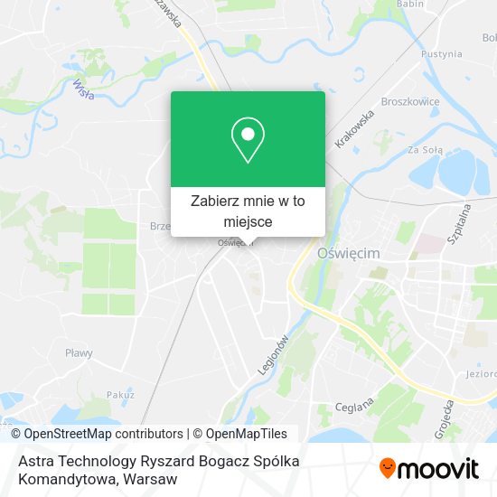 Mapa Astra Technology Ryszard Bogacz Spólka Komandytowa