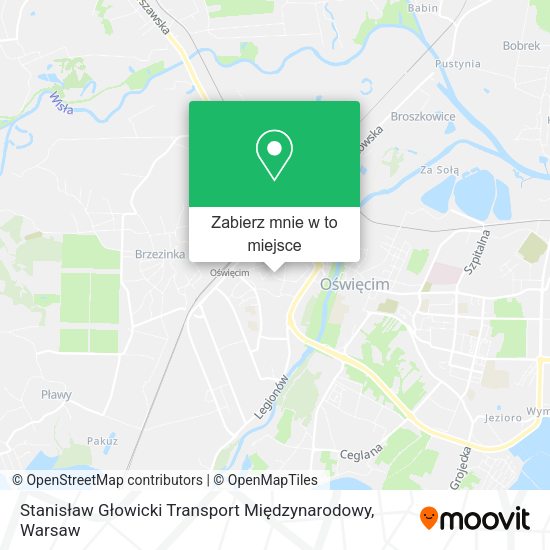 Mapa Stanisław Głowicki Transport Międzynarodowy