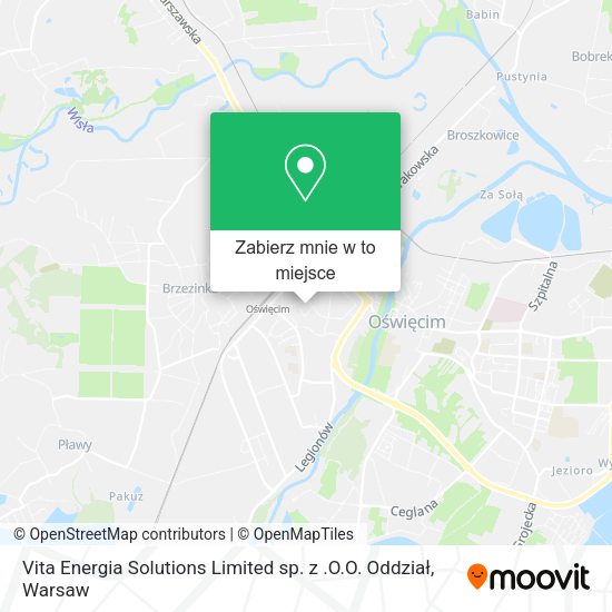 Mapa Vita Energia Solutions Limited sp. z .O.O. Oddział