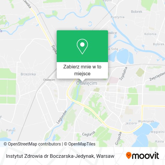 Mapa Instytut Zdrowia dr Boczarska-Jedynak